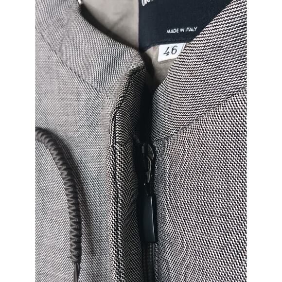 Giorgio Armani Gray Wool Silk Blend Jacket Blazer Size 46 (US 12) Made in Italy - Picture 13 of 16